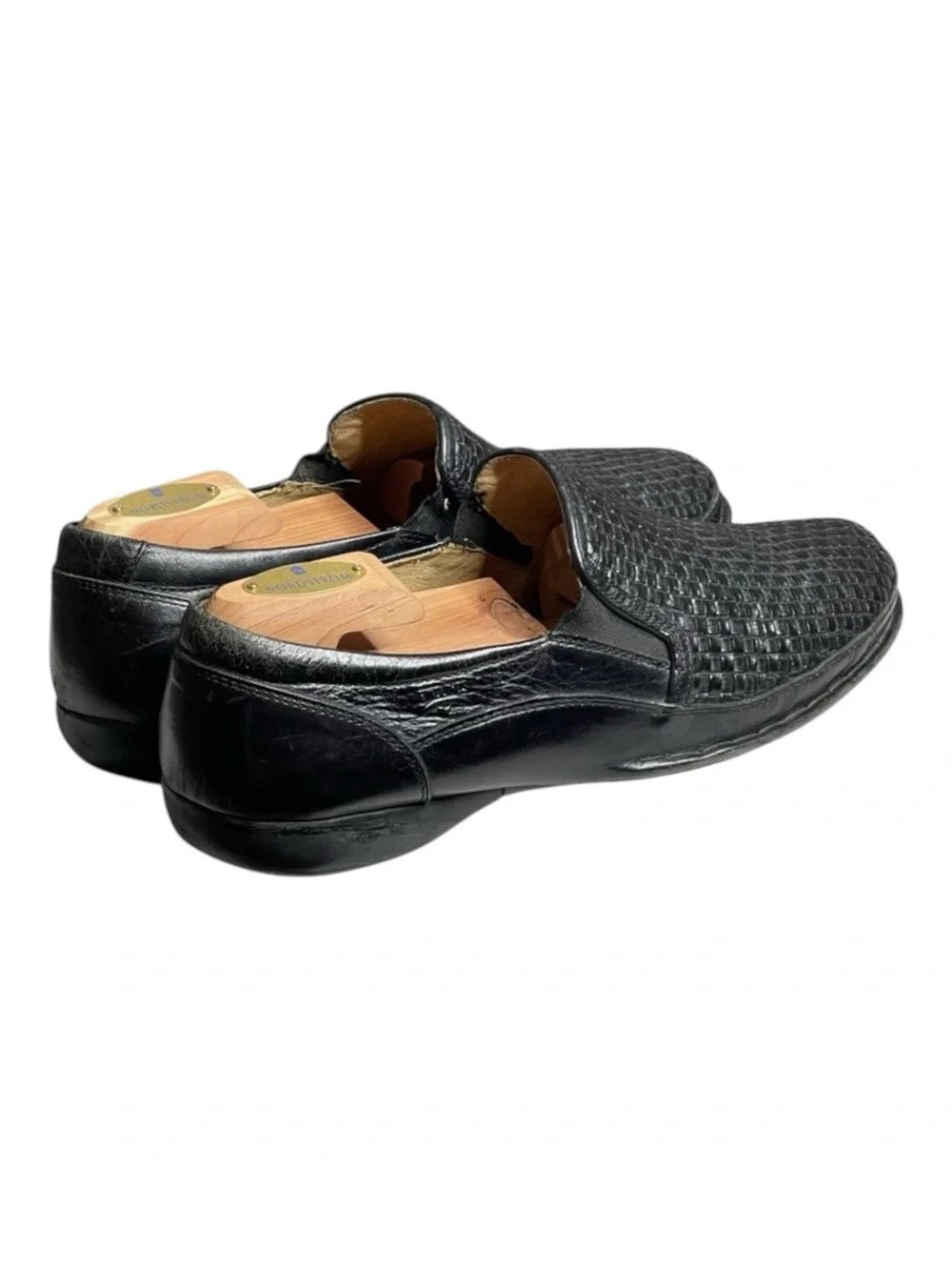 Pikolinos 𖤐 Woven Leather Comfort Loafer Slip On Dress Shoes 𖤐 Black 𖤐 9D